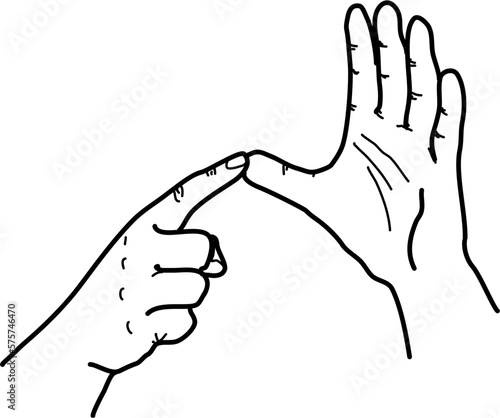 australian sign language fingerspelling alphabet in vector auslan letter a