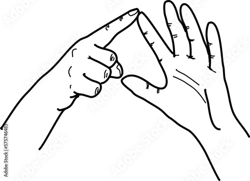 australian sign language fingerspelling alphabet in vector auslan letter e
