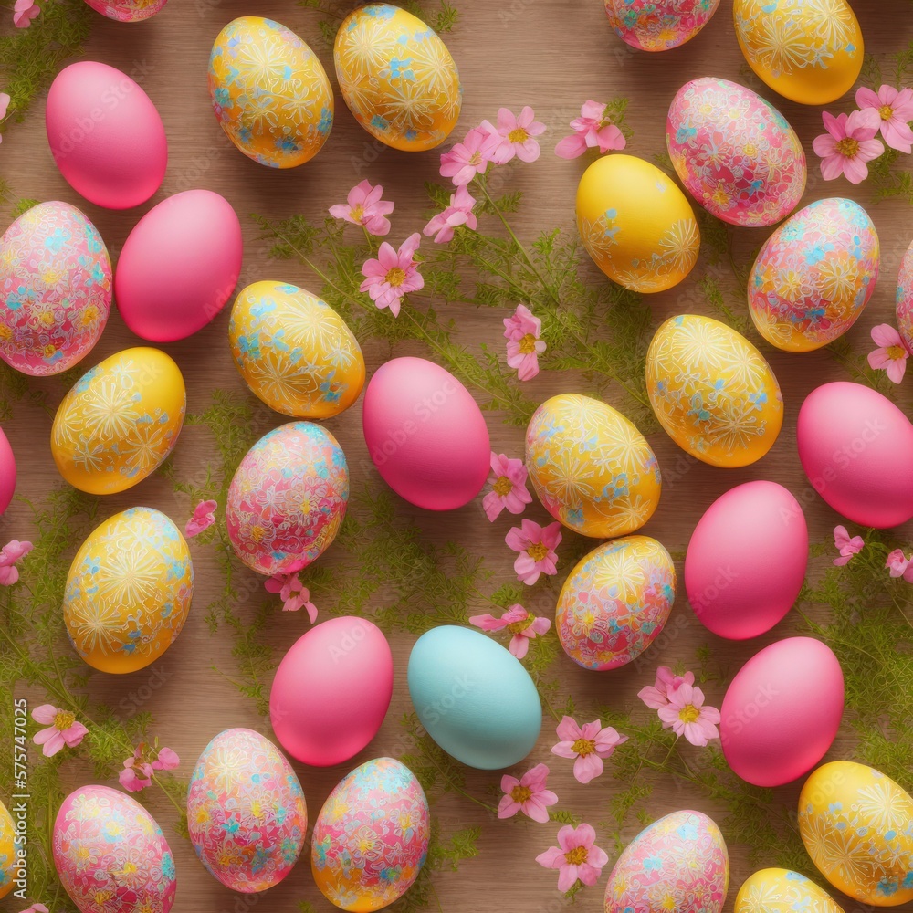 seamless tileable easter eggs background cfc2023spr seamless tileable easter eggs background cfc2023spr
