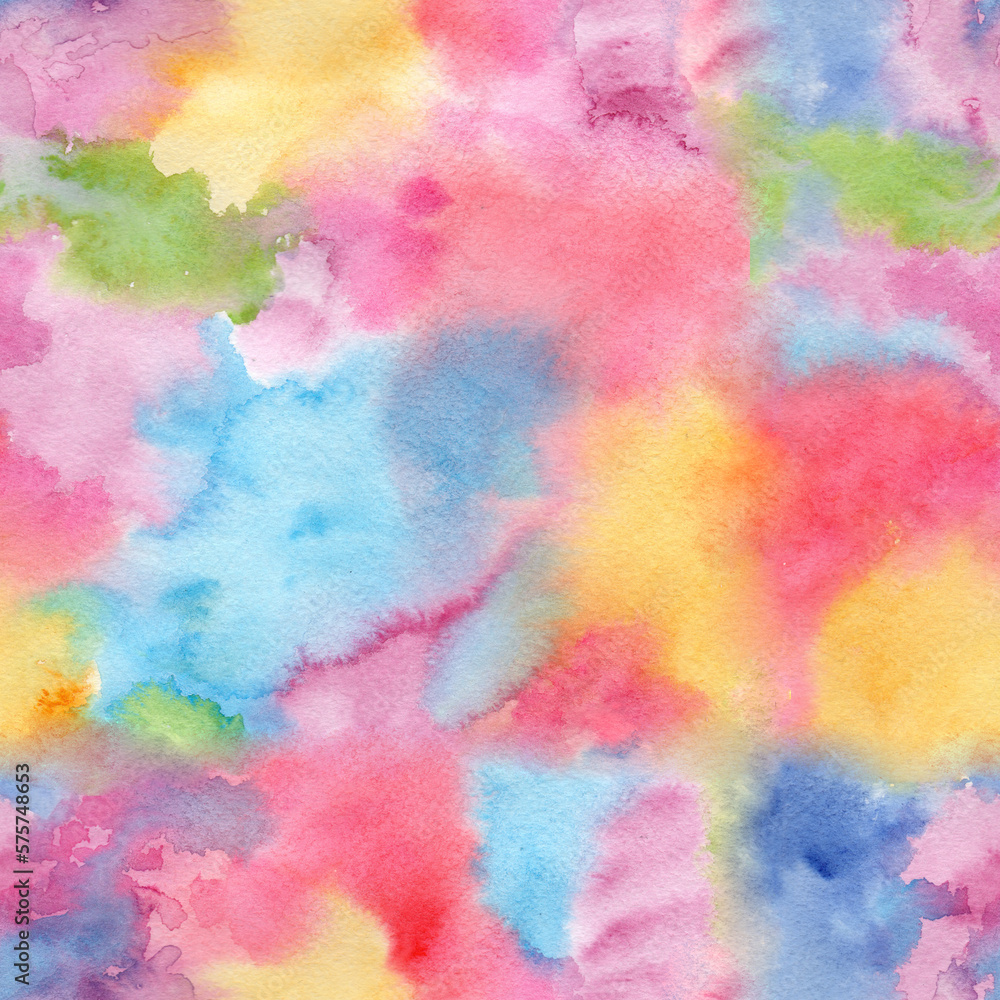 Watercolor background image - decorative composition. Seamless pattern. Use printed materials, signs, items, websites, maps, posters, postcards, packaging.