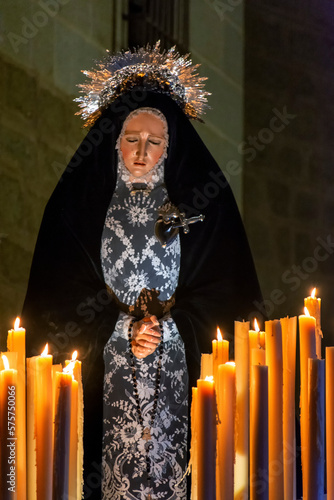 Virgen de la Soledad, Toledo, España photo