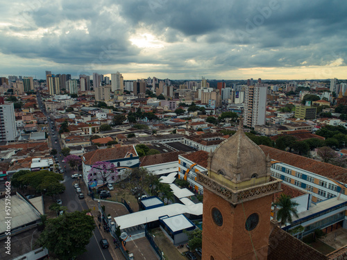 A panoramic view of the central region of uberaba	