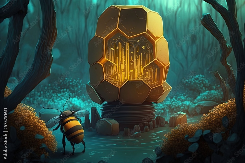 Φωτογραφία The Enigmatic Scapes of the Beehive Kingdom - The Dreamy Tale of an Enterprising