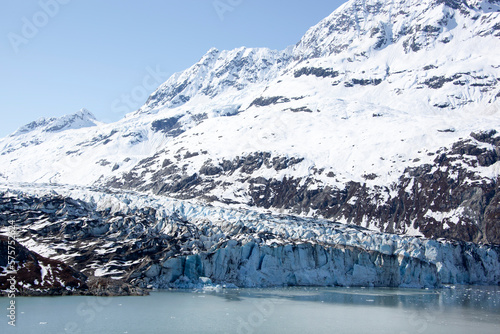 Glacier Bay National Park Glacier And Snowy Mountains © Ramunas