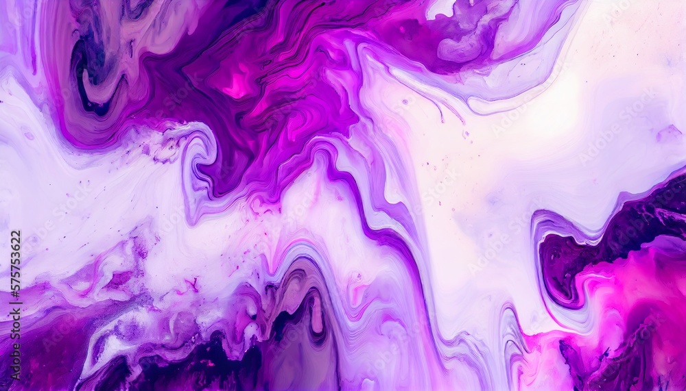 Abstract purple paint background with marble patter 