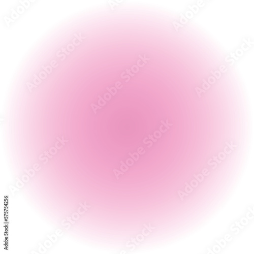 pink glowing circle