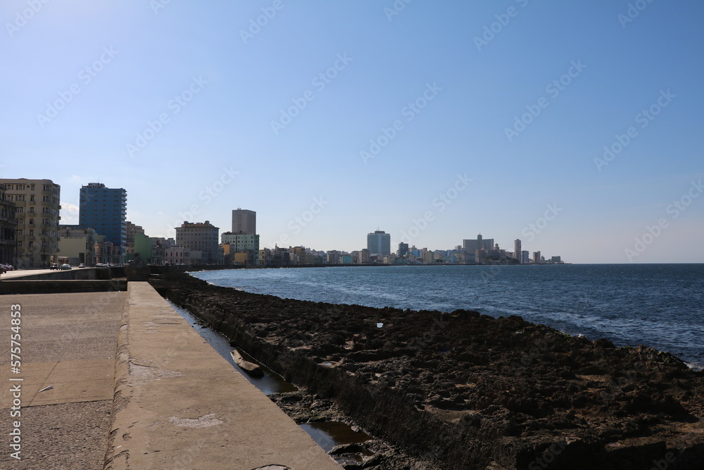 Malecón in Havana, Cuba Caribbean