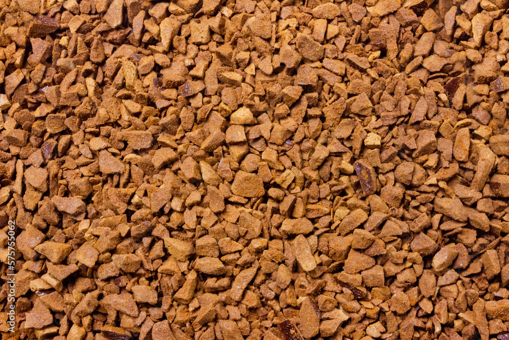 Close up photo texture of granulated coffee. Close up photo texture of granulated coffee.