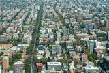 Santiago, Chile urban skyline and cityscape