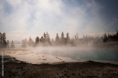 Hot springs at Yellowstone National Park