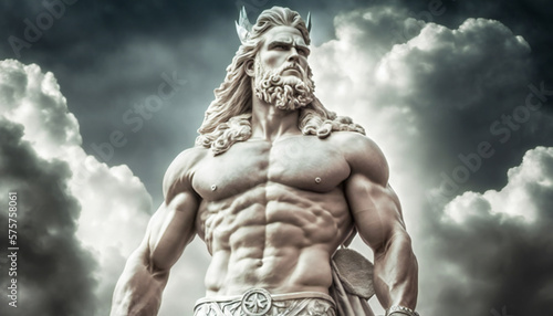 Freyr the god of male virility and good weather  - German gods - Mythologies - Generative AI