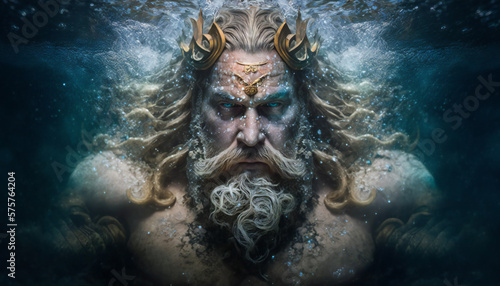 Freyr the god of male virility and good weather  - German gods - Mythologies - Generative AI