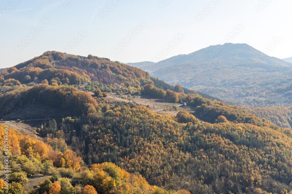 Obraz premium Autumn Landscape of Erul mountain, Bulgaria