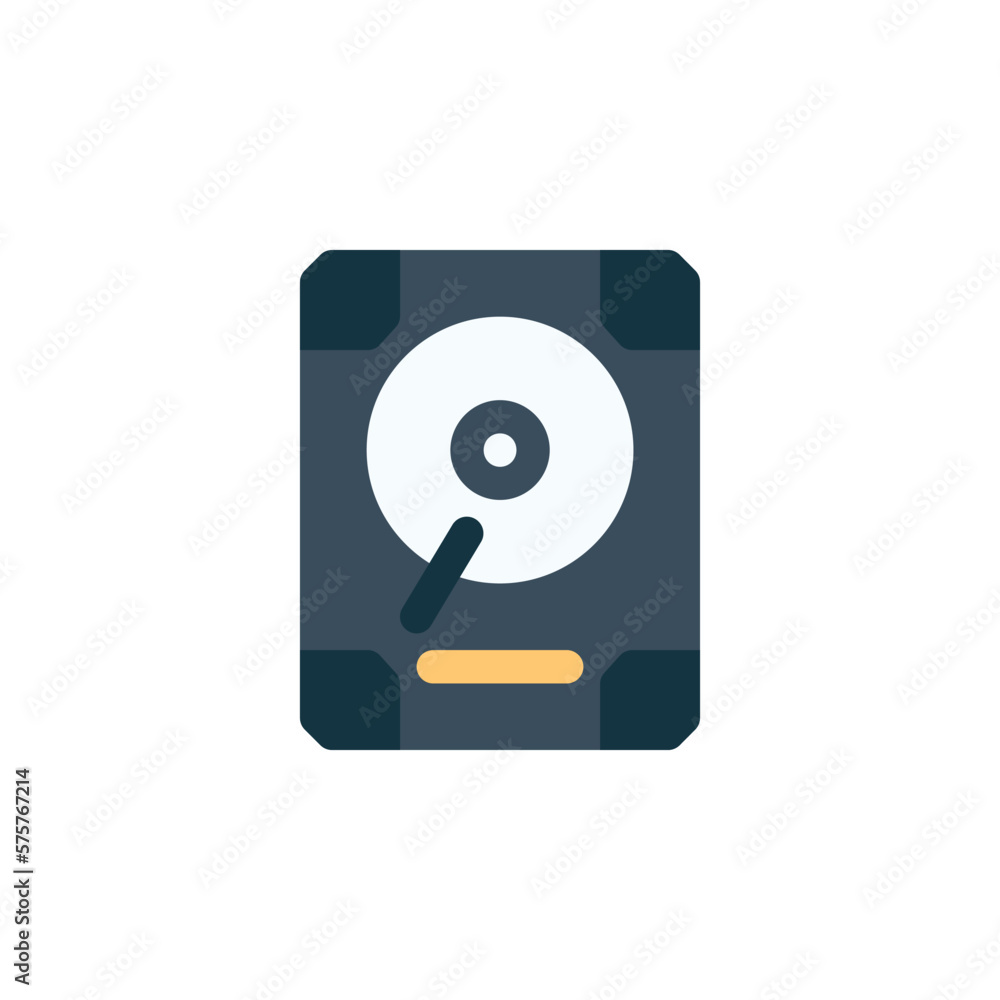hard disk vector icon. computer component icon flat style. perfect use for logo, presentation, website, and more. simple modern icon design flat style hard disk vector icon. computer component icon flat style. perfect use for logo, presentation, website, and more. simple modern icon design flat style