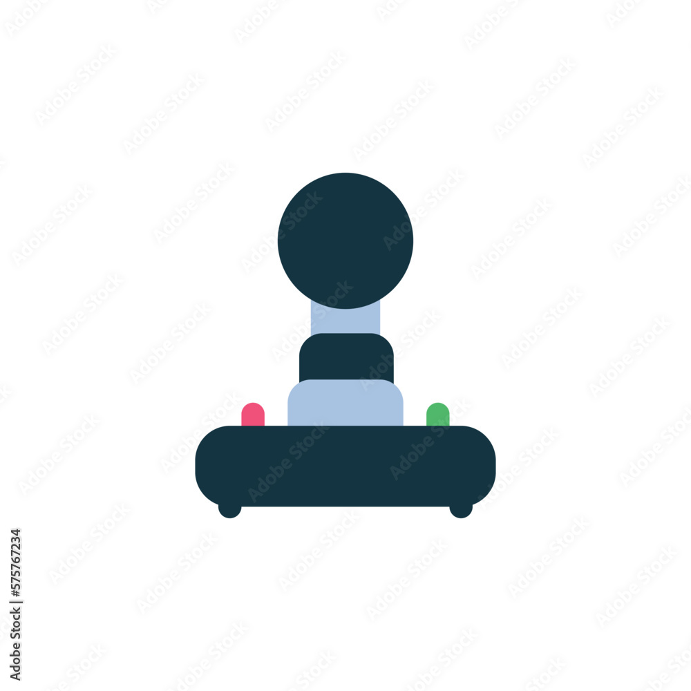 joystick vector icon. computer component icon flat style. perfect use for logo, presentation, website, and more. simple modern icon design flat style joystick vector icon. computer component icon flat style. perfect use for logo, presentation, website, and more. simple modern icon design flat style