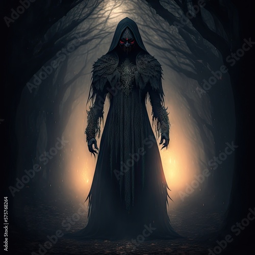 Demon of Darkness - Creature - Magical - Powerful - Fantasy - Stylized - Game Character - Demon Hero - Warrior