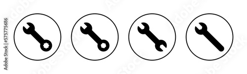 Wrench icon vector for web and mobile app. repair icon. tools sign and symbol