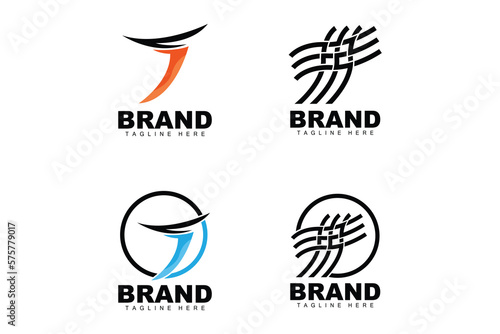 Letter T Logo  Letter Alphabet Design  Vector Logotype  Initial T Product Brand
