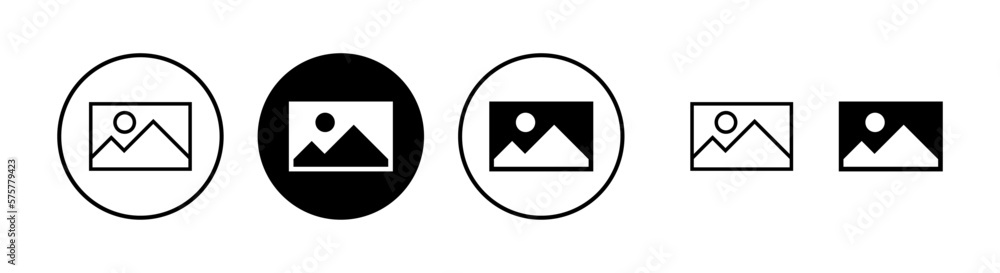 Picture icon vector illustration. photo gallery sign and symbol. image icon Picture icon vector illustration. photo gallery sign and symbol. image icon