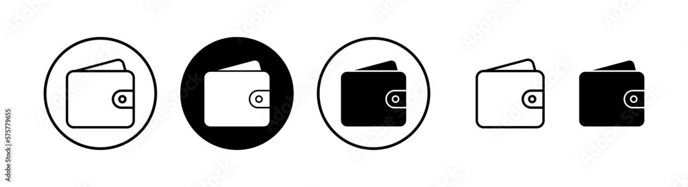 Wallet icon vector illustration. wallet sign and symbol Wallet icon vector illustration. wallet sign and symbol