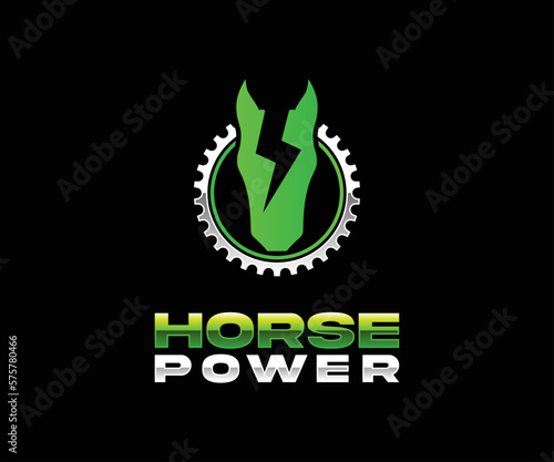 Automotive Horse Power Logo Design