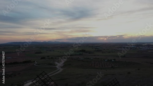 Windmills. These iconic towers over their skylines of la Mancha. 