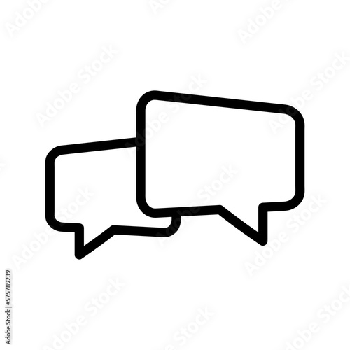  bubble speech icon talk symbol design element trendy style on white background