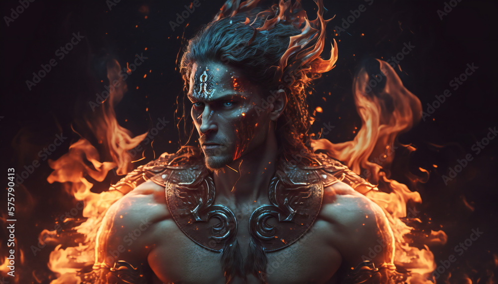 Loki, a cunning trickster - German Mythologies - Generative AI Loki, a cunning trickster - German Mythologies - Generative AI
