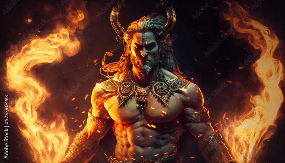 Loki, a cunning trickster - German Mythologies - Generative AI Loki, a cunning trickster - German Mythologies - Generative AI