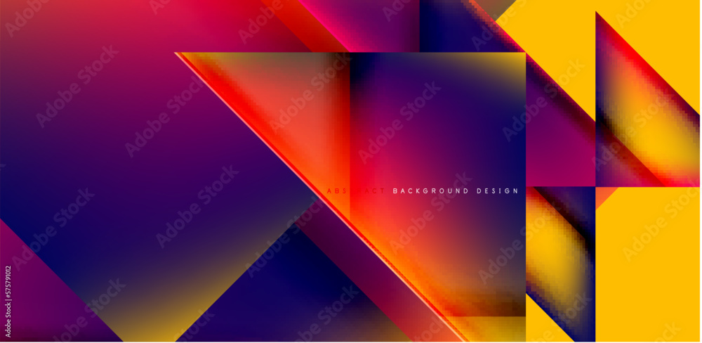 Dynamic triangle design with fluid gradient colors abstract background Dynamic triangle design with fluid gradient colors abstract background
