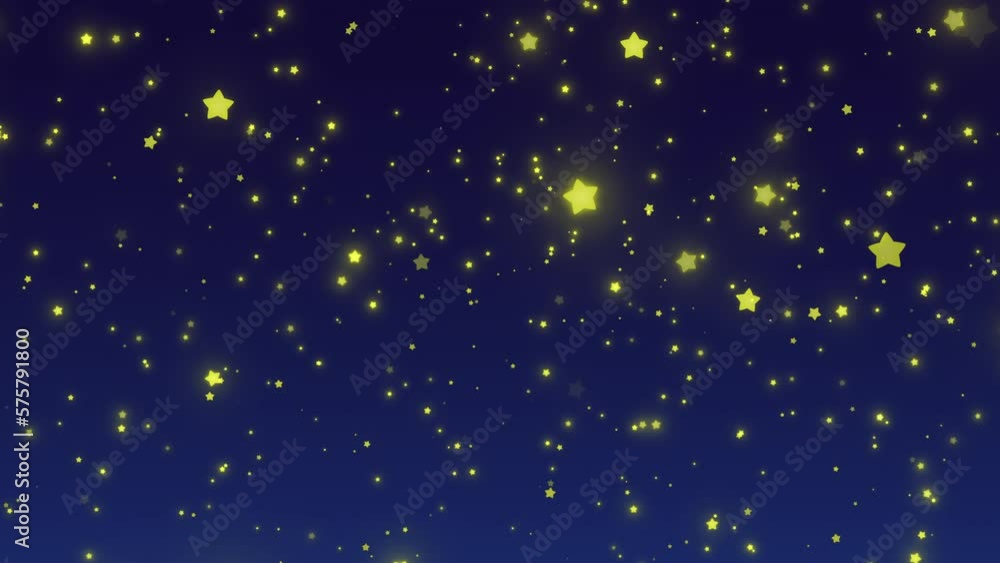 ポップな星のゆっくりしたスタートレイルのような回転の夜空 ループ ポップな星のゆっくりしたスタートレイルのような回転の夜空 ループ