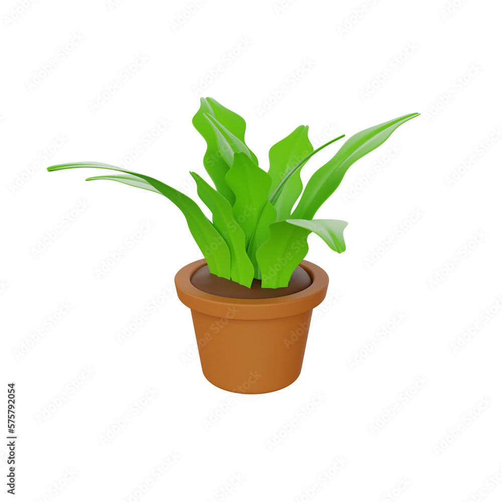 Plant 3d illustration Plant 3d illustration