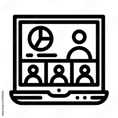 Online Presentation Icon