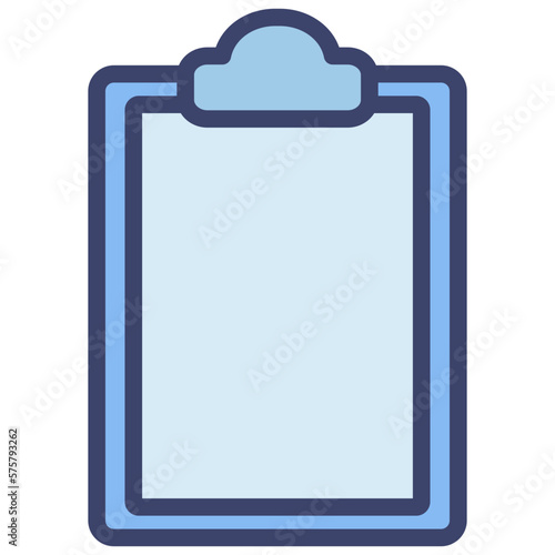 clipboard with blank paper