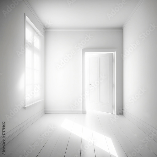 White emty room