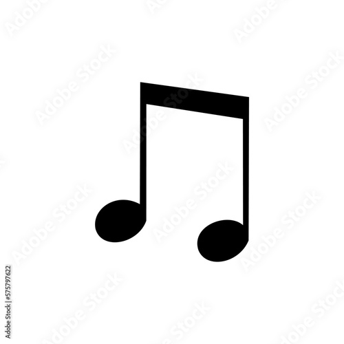 Scale notes simple icon on white background