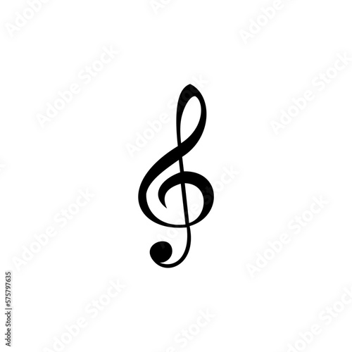 Scale notes simple icon on white background