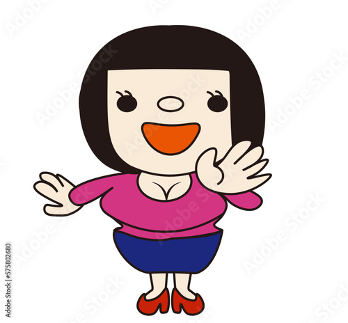 呼ぶ女の子