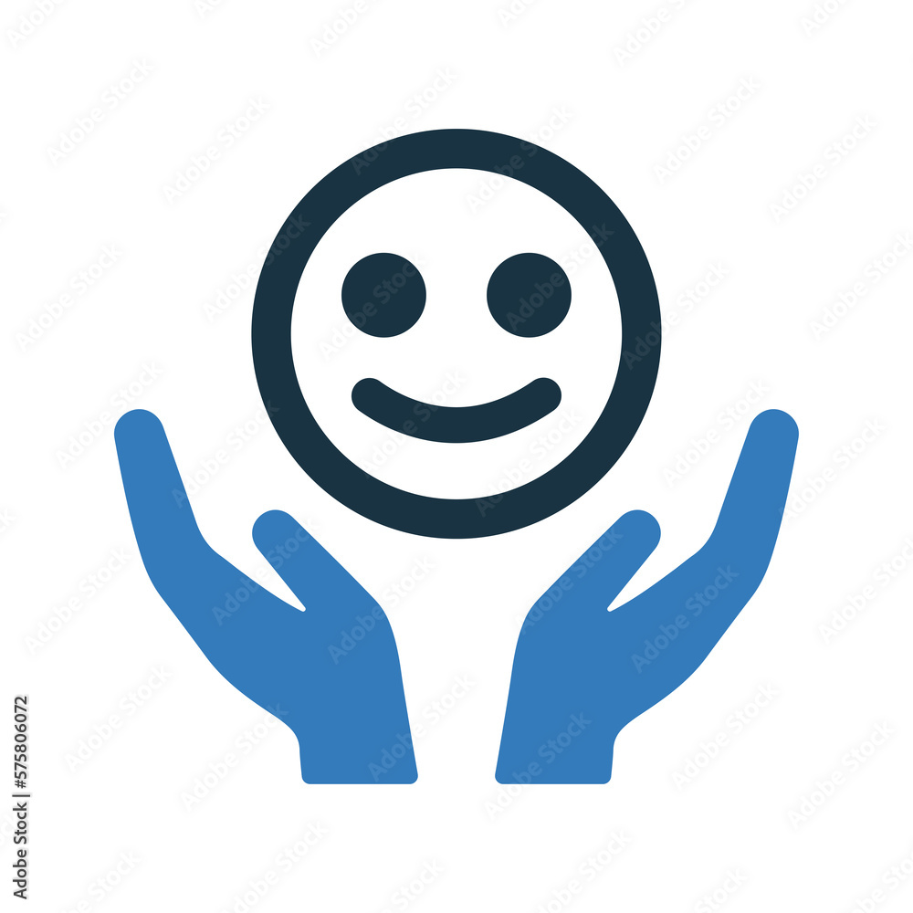Cheerfulness, confident icon. Glyph style vector EPS. Cheerfulness, confident icon. Glyph style vector EPS.