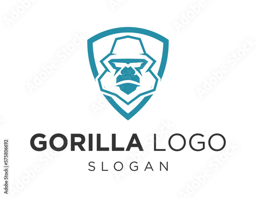 Free Download Logo about Gorilla on a white background. created using the CorelDraw application. - GFXLoad