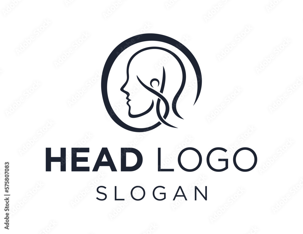 Logo about Head on a white background. created using the CorelDraw application. Logo about Head on a white background. created using the CorelDraw application.
