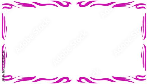 Purple color abstract illustration background frame border texture