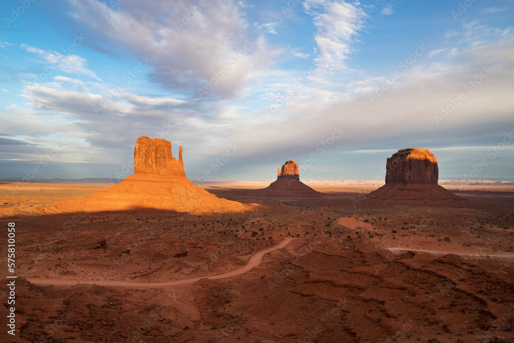 monument valley sunset