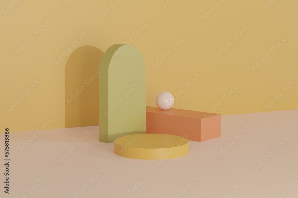 Background products display podium, stand for show products Background products display podium, stand for show products