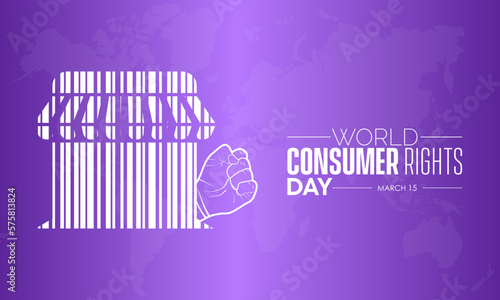 World Consumer Rights Day. globe spread awareness about consumers' rights and needs concept celebration on March 15.