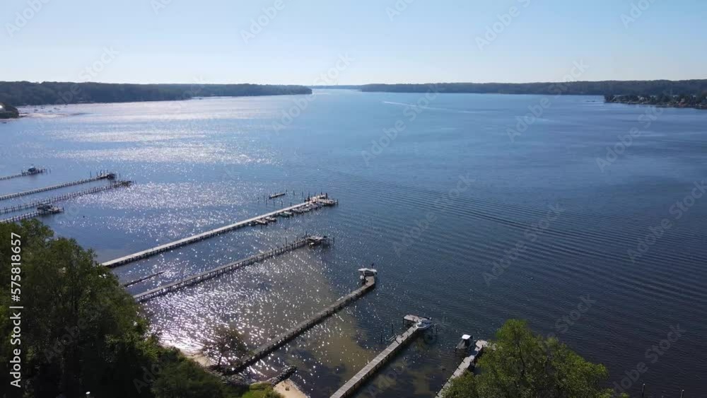 Views from above! This drone shot captures the beautiful landscape of the Chesapeake Bay.