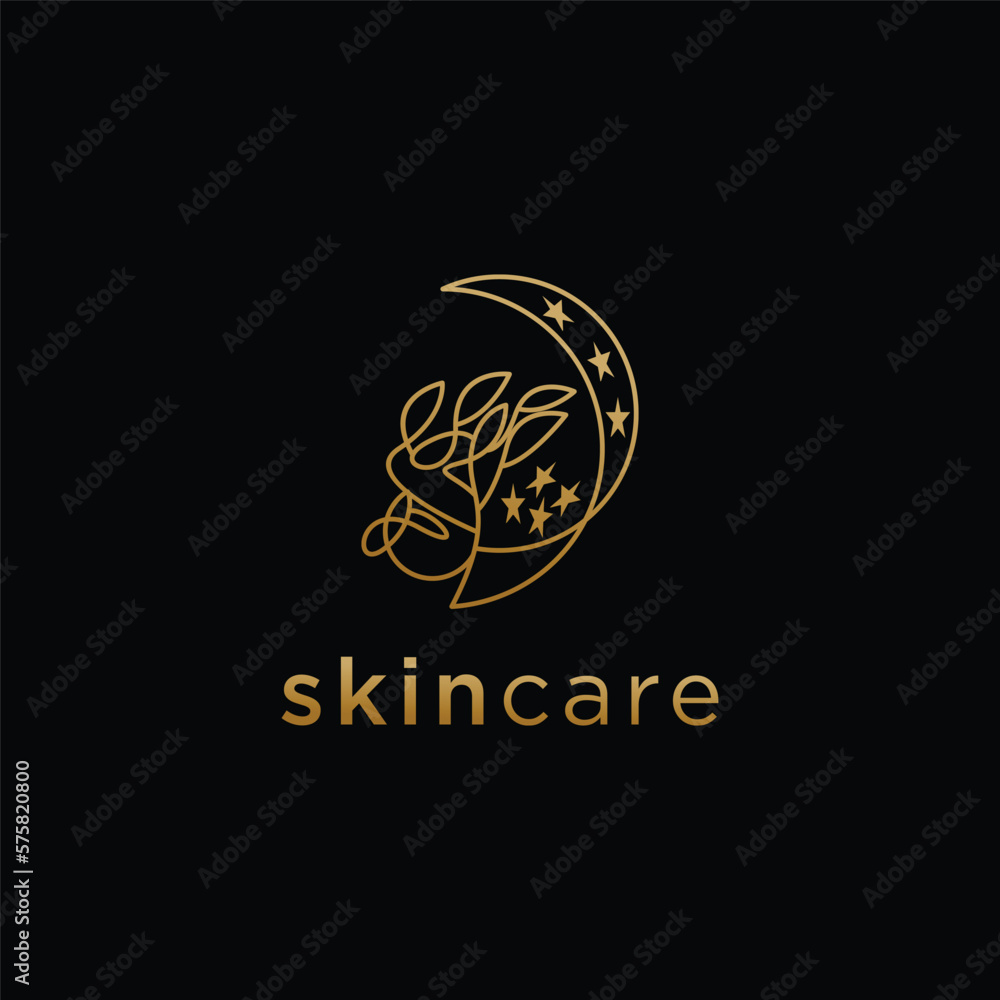 Skin care logo design template Skin care logo design template