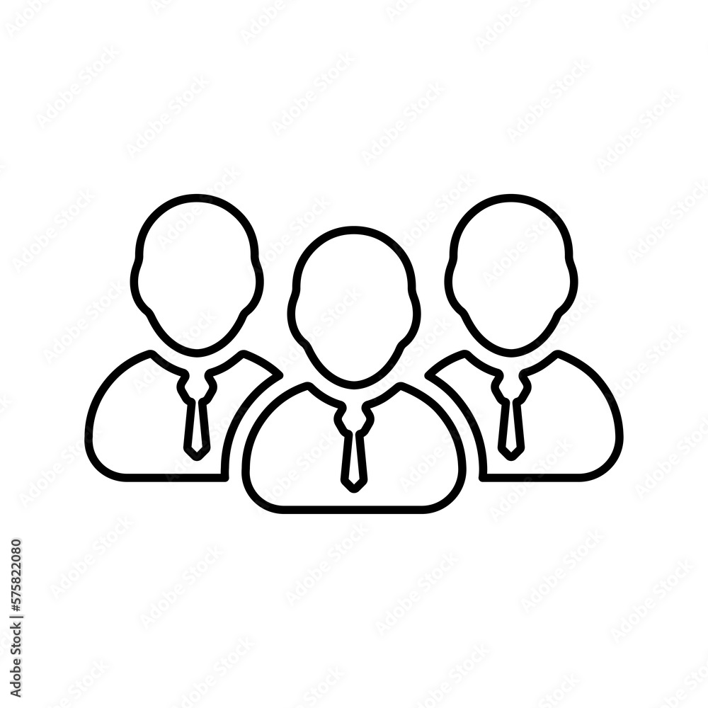 Client, clientele line icon. Outline vector. Client, clientele line icon. Outline vector.