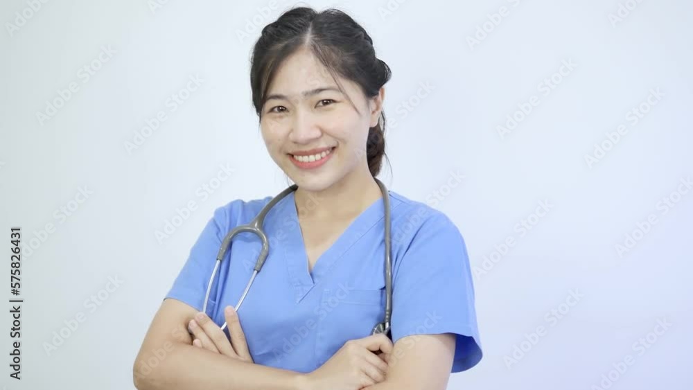 The Asian female doctor on the waist island succeeded. The Asian female doctor on the waist island succeeded.