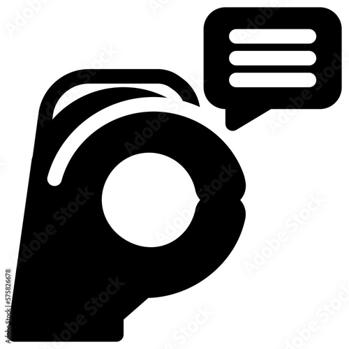 Sign Language Icon